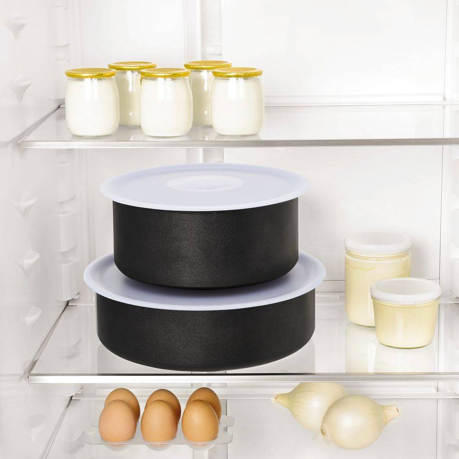 Ingenio Expertise, Set Cazos 4 piezas, 16/18/20 cm, Aluminio, Inducción