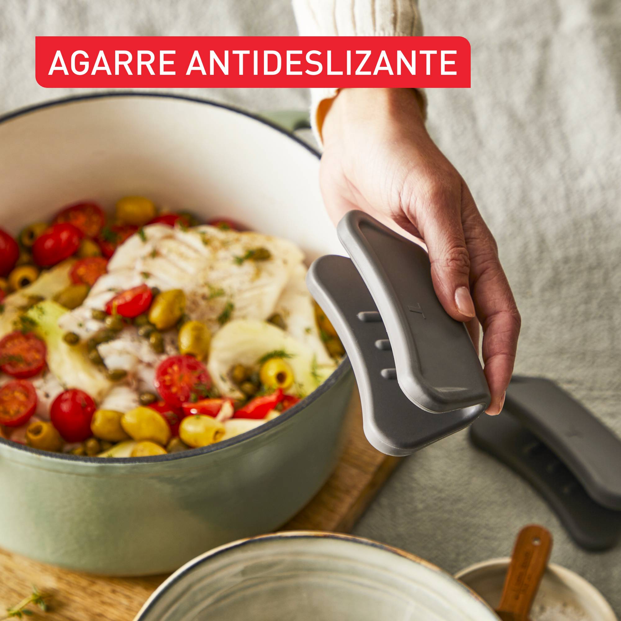 Protector de manos de silicona, Accesorios de cocina, Resistentes al calor hasta 250 °C