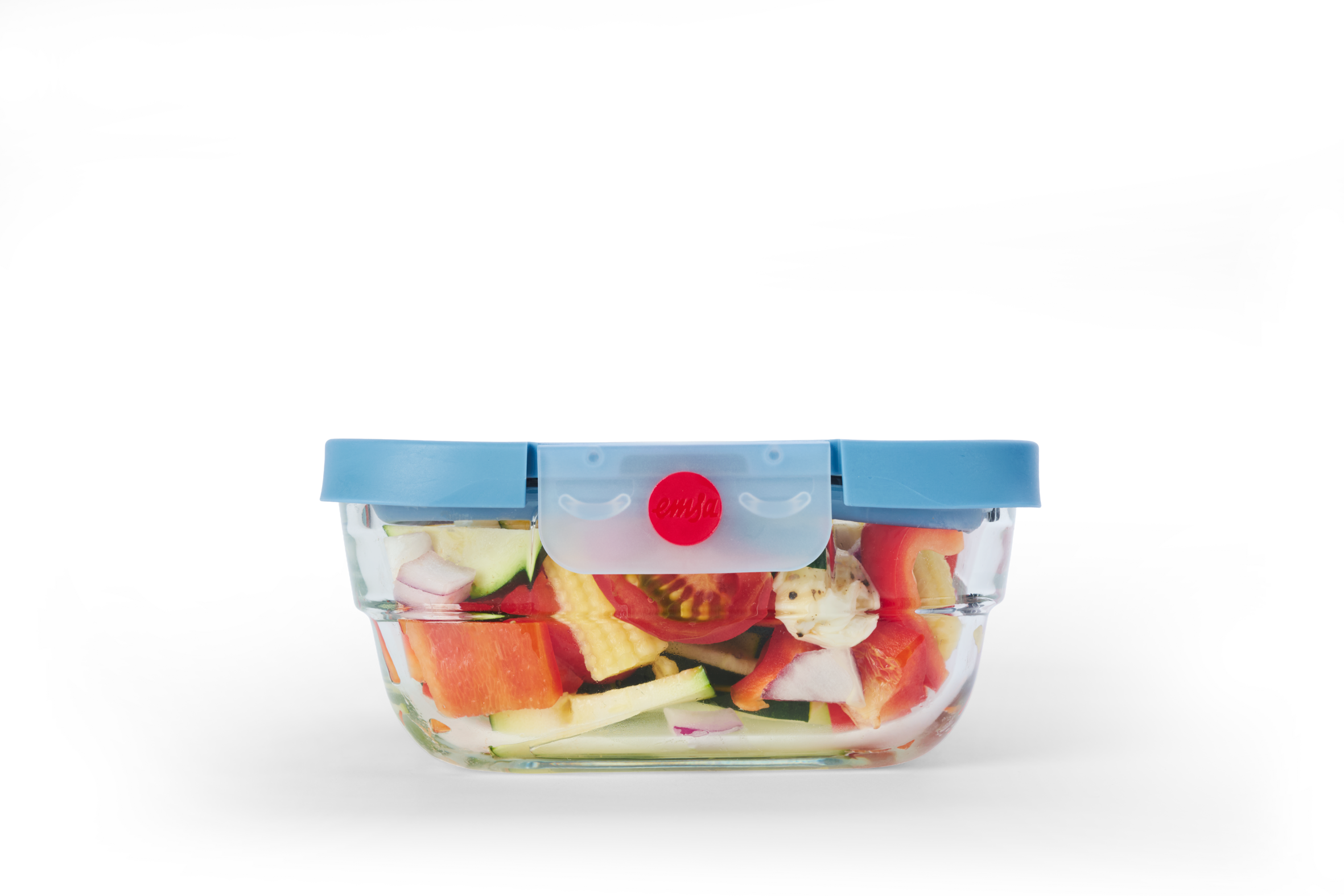 OneClick Glass, Conservación De Alimentos, 0,45 L, Hermético, Apto Horno 420 °C