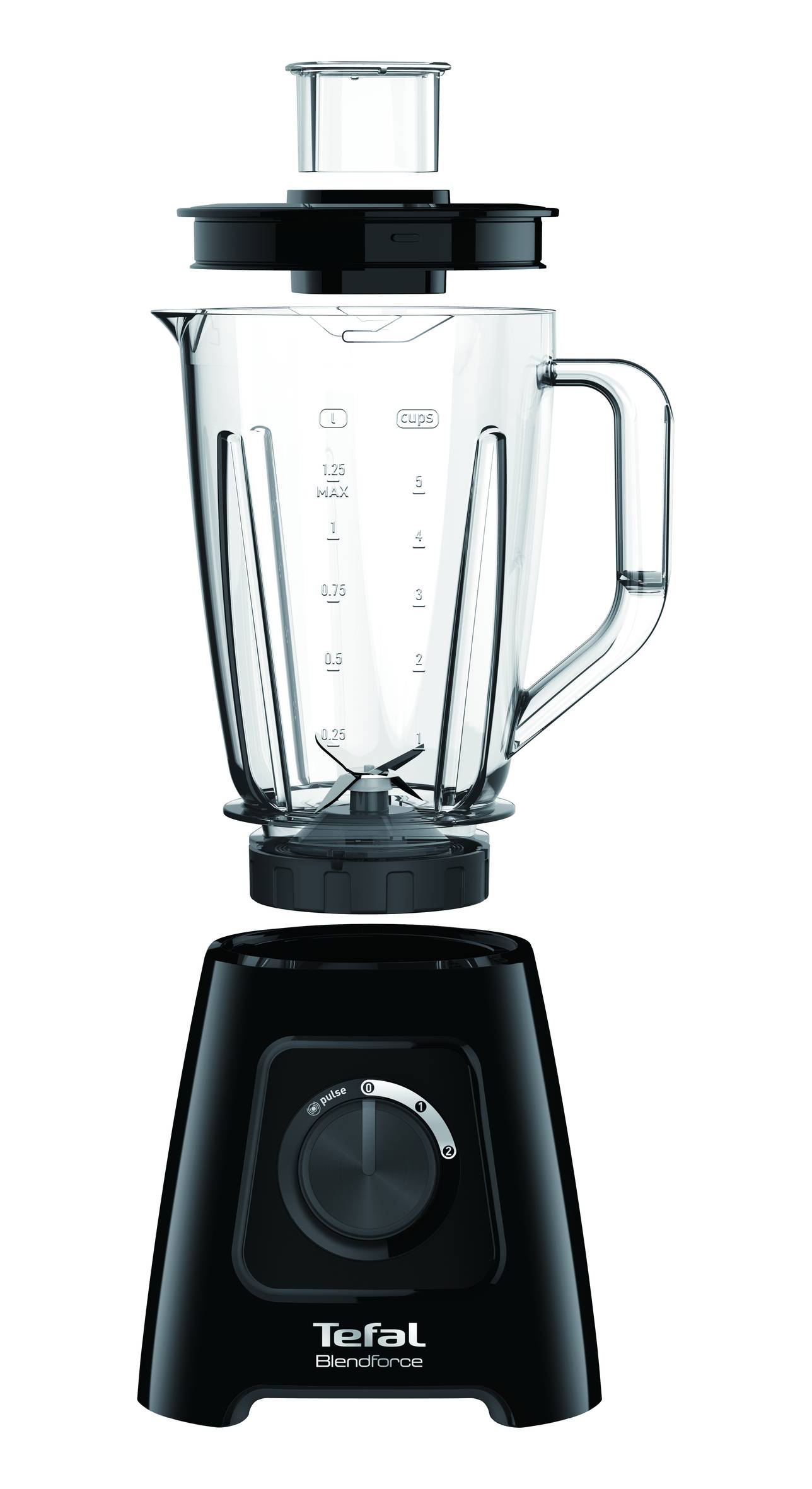 Blendforce, Batidora de Vaso, 600 W, Negra