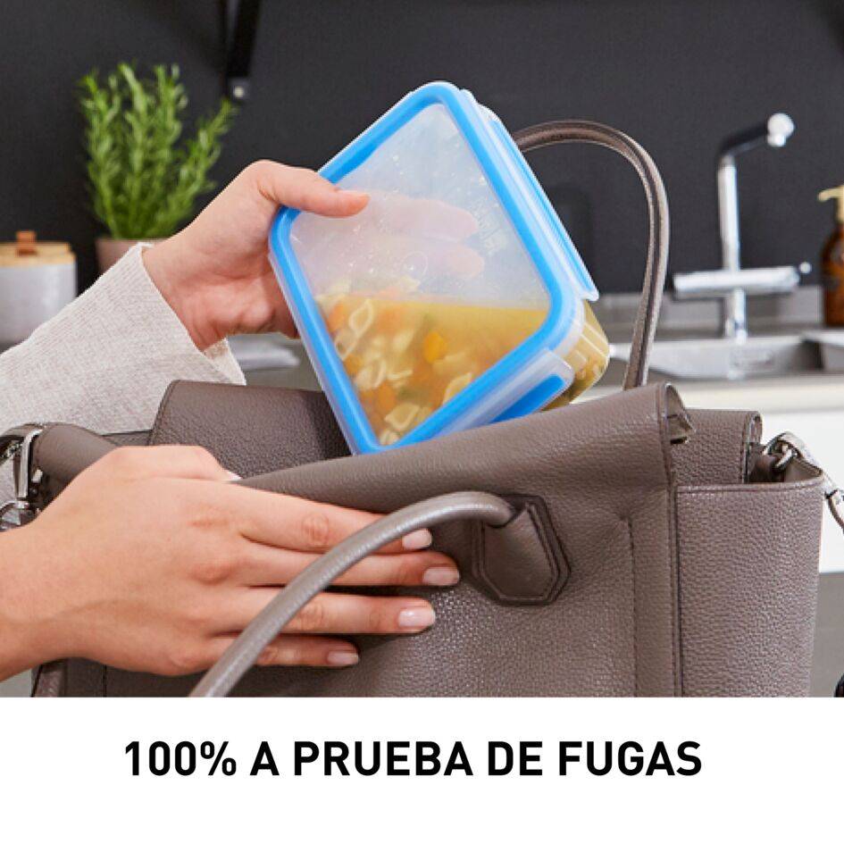 Tefal MasterSeal Fresh Set 8 Herméticos 0,15L - 0,2L - 3 x 0,55L - 1,0L - 1,1L - 2,2L: Conservación Ideal, A Prueba de Fugas y Resistentes