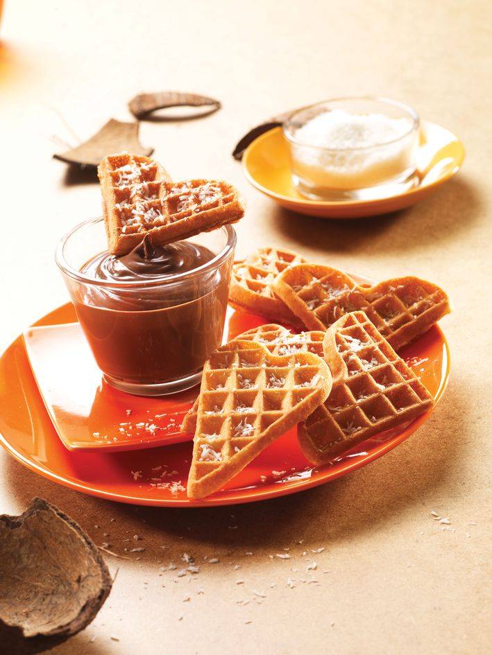 2 platos para gofres en forma de corazón Collect XA800612