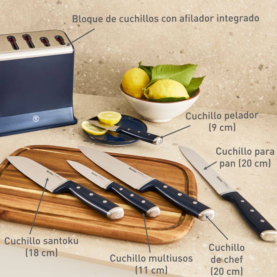 Cuchillos autoafilables Tefal