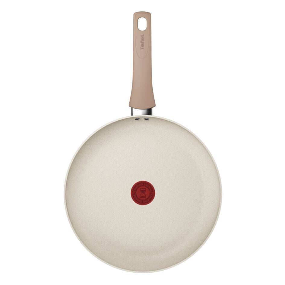 Cera Bright, Set de cocina de cerámica, Sartén 20/24/28 cm, Cazo 16 cm, Olla 24 cm, 2 tapas, Revestimiento antiadherente, Indicador de calor