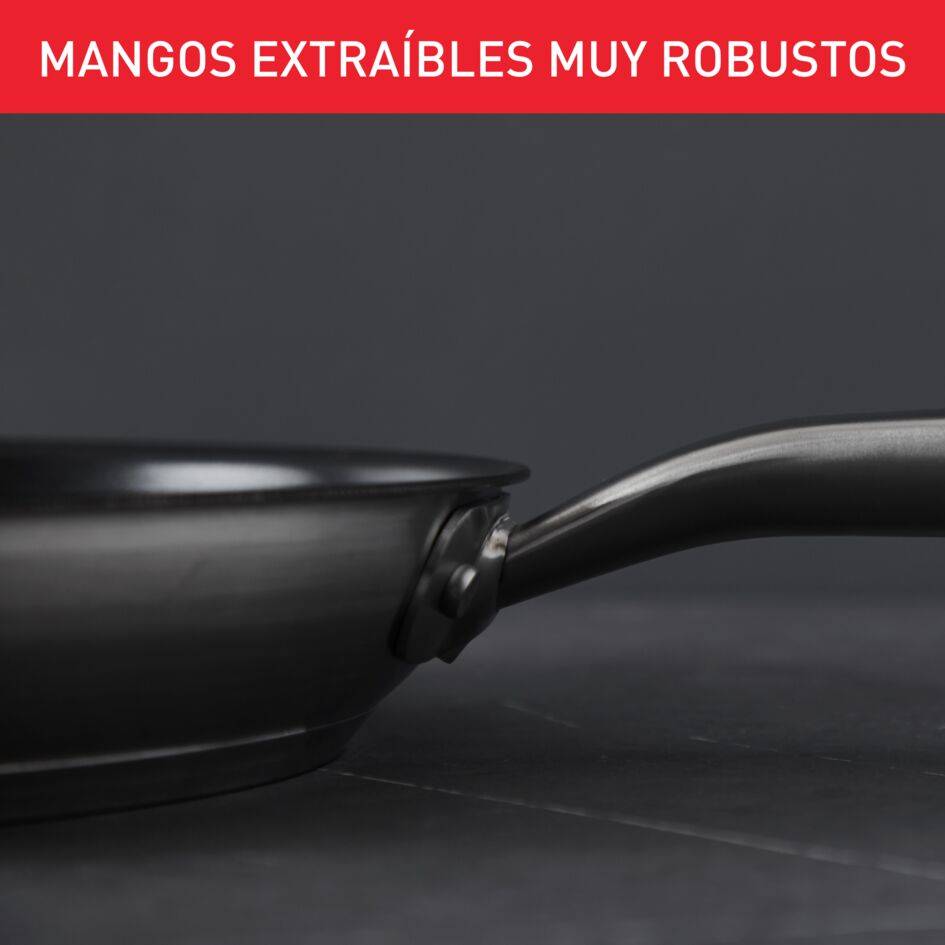 Virtuoso, Wok 28 cm, Acero inoxidable sin antiadherente