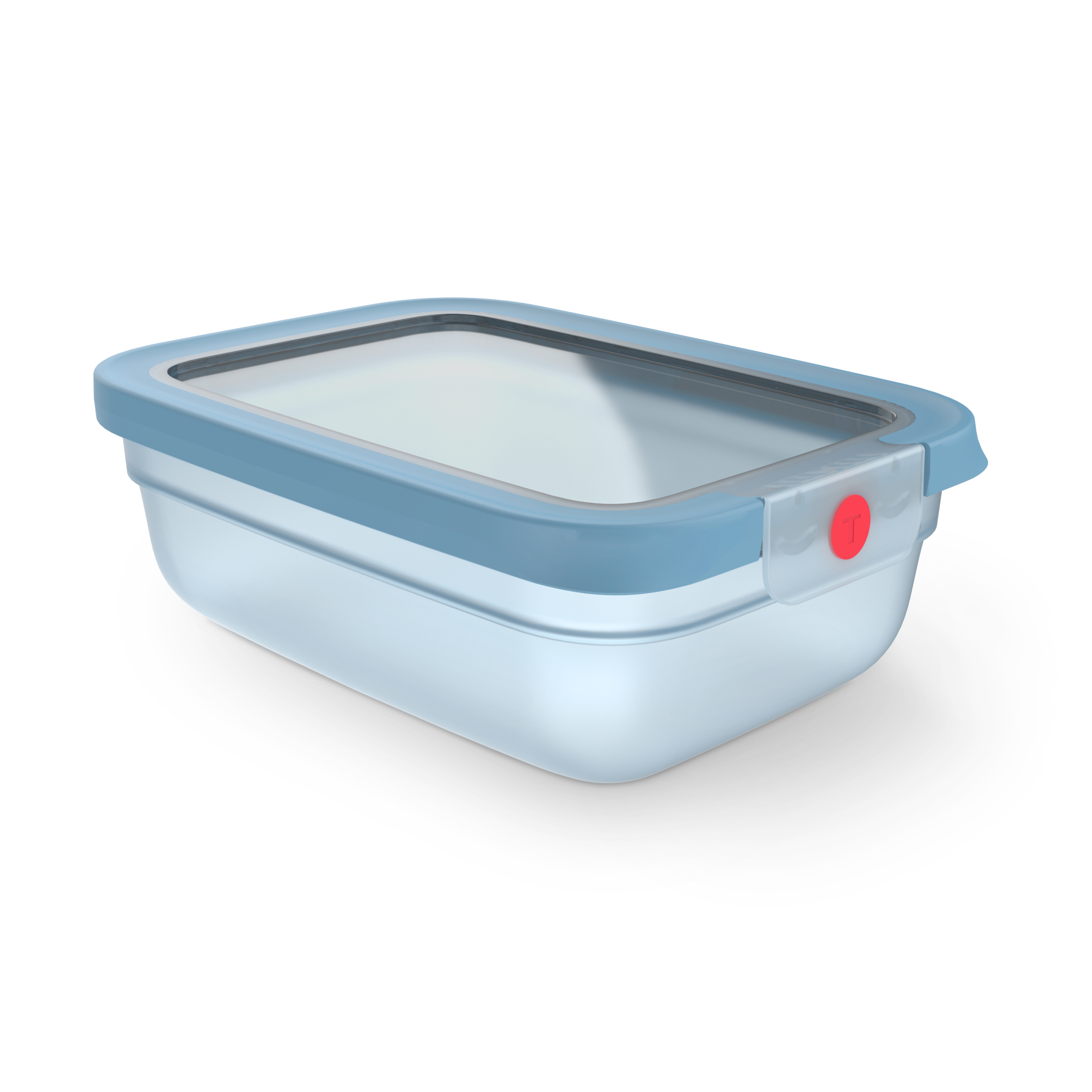 TEFAL oneClick, Hermético, Sistema One-Click, Azul, 1,2 L / 42,2 FLOZ