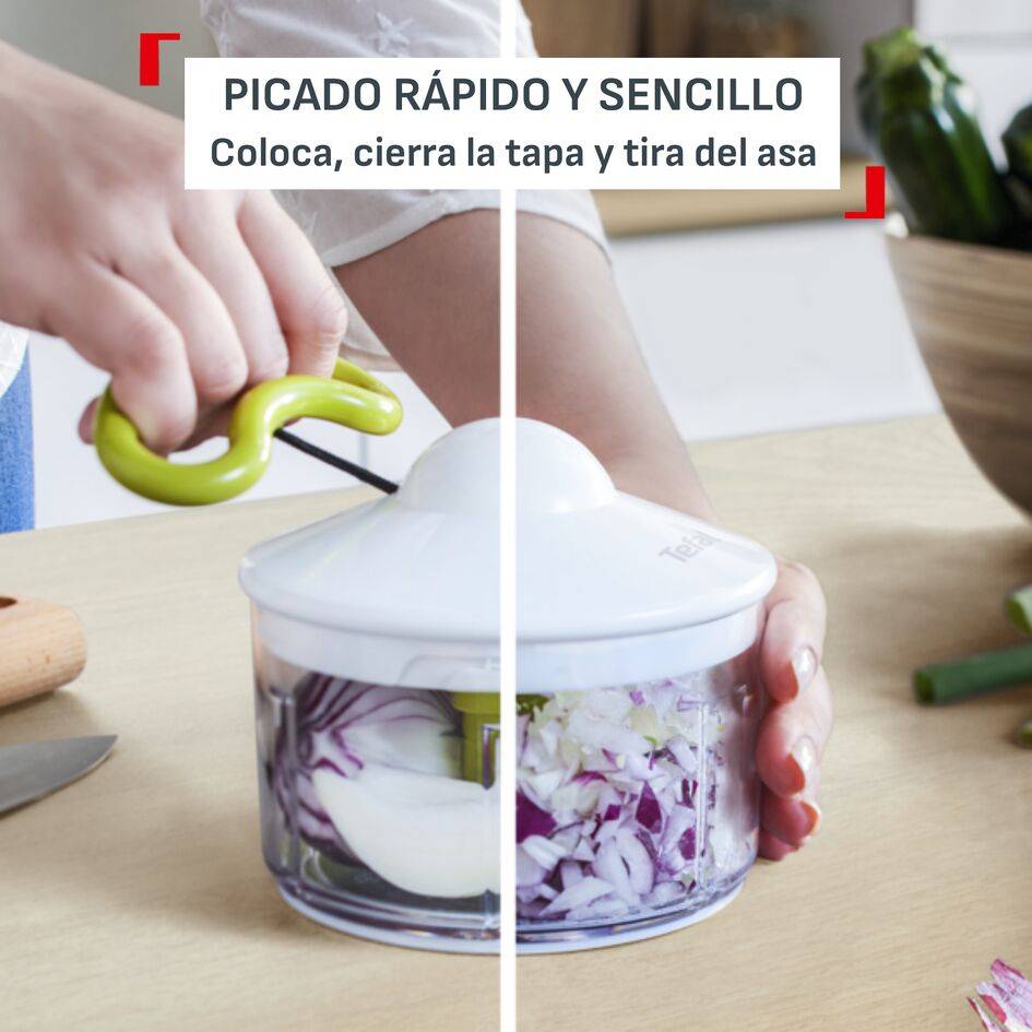 Picadora manual de 5 segundos 500 ml