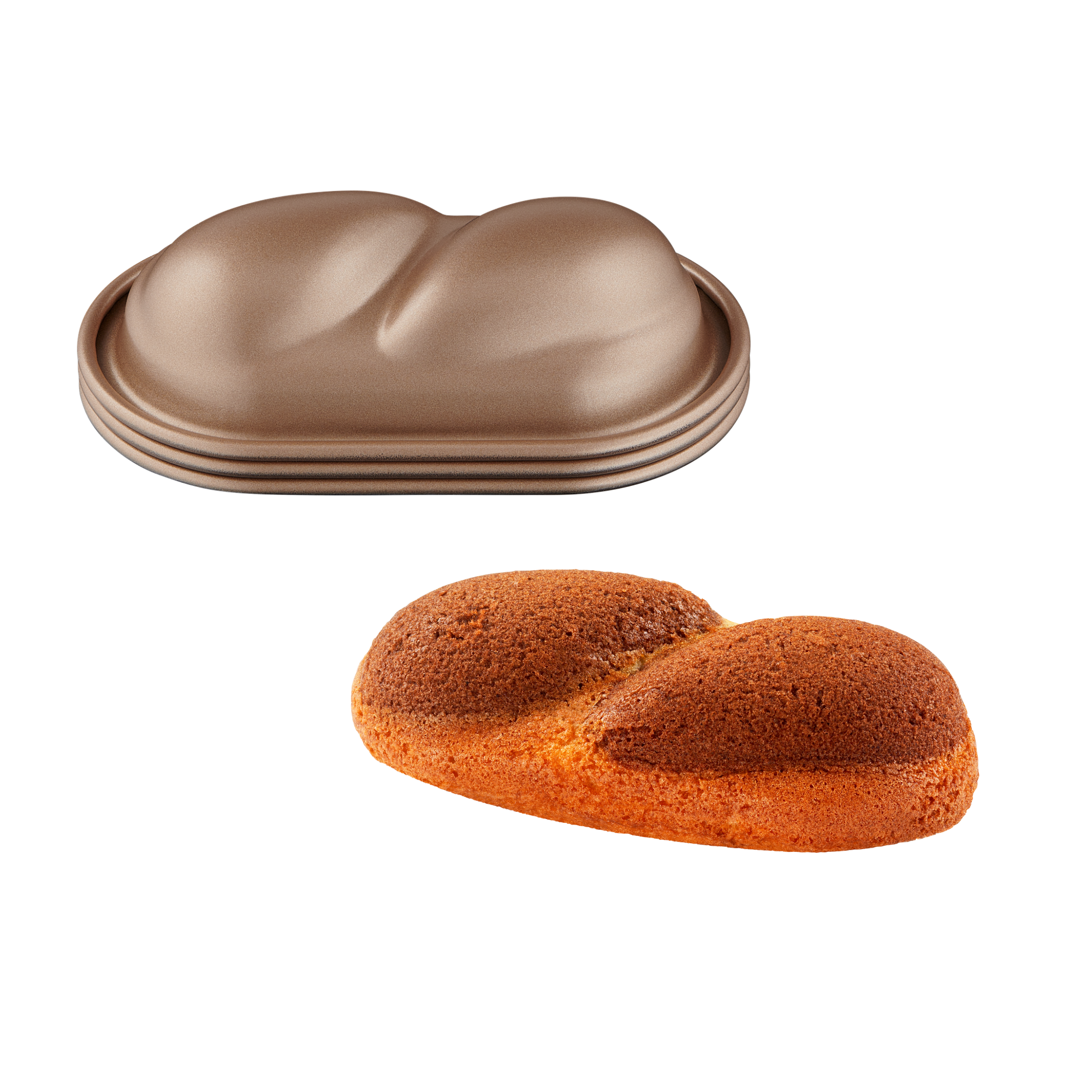 Creabake, Juego de 3 moldes para pan trenzado