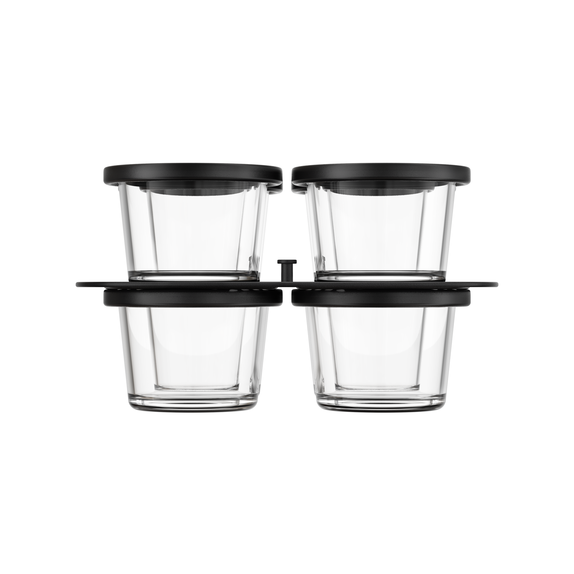 Tarros de vidrio, juego de 8 piezas, compatible con la freidora de aire Easy Fry Silence 5L