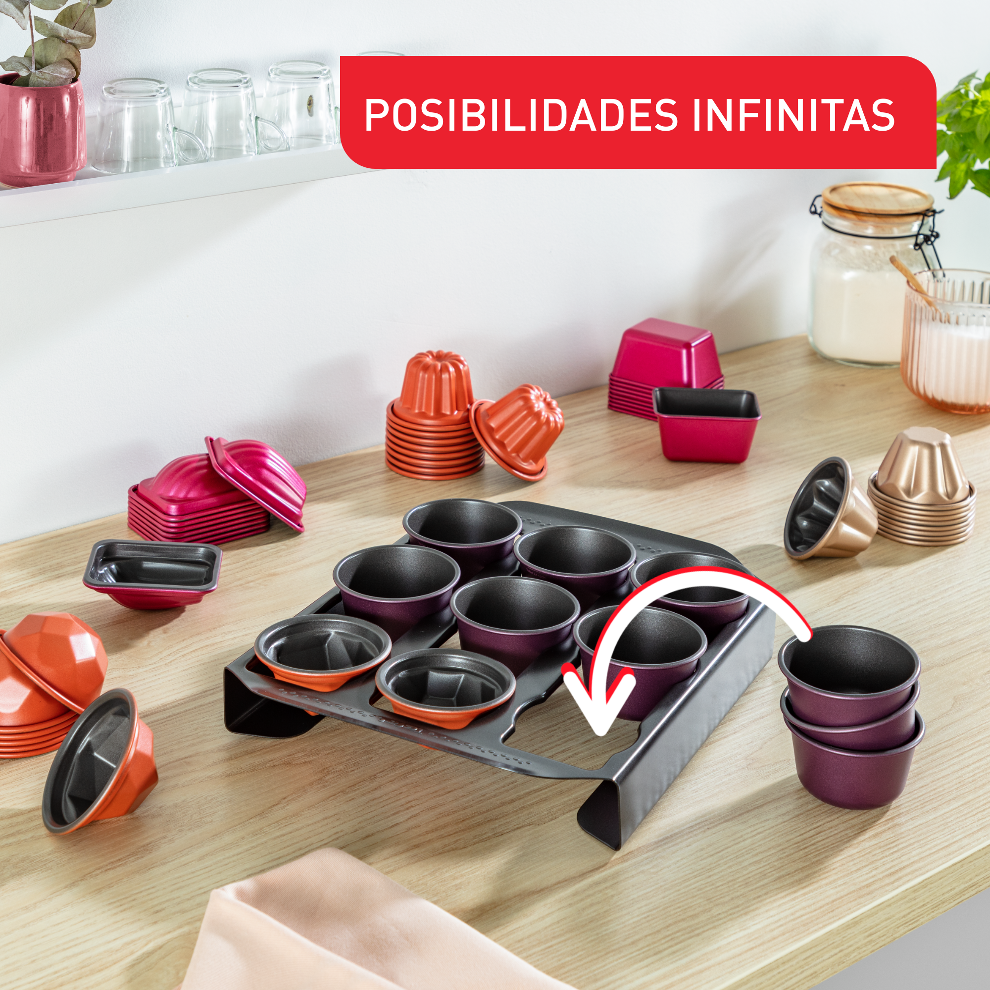 CREABAKE SET 3 UDS. MEDIALUNA (7,5 CM)