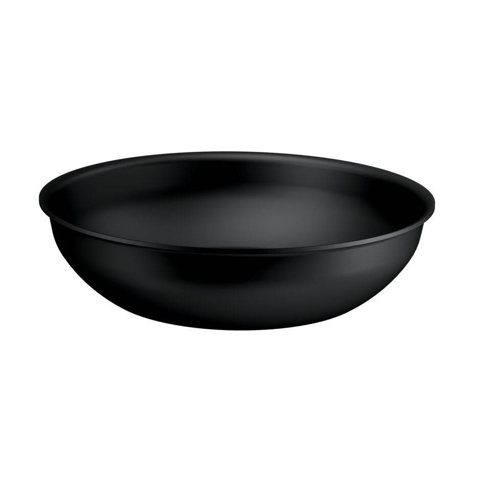 Ingenio Excellence+ Wok de 28 cm, Apilable, Mango extraíble, Revestimiento antiadherente, Compatible con inducción