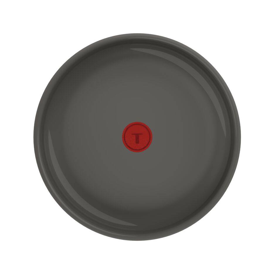 Ingenio Renew Ceram, Sartén de 28 cm, Revestimiento cerámico antiadherente, Apilable, Mango extraíble, Compatible con inducción