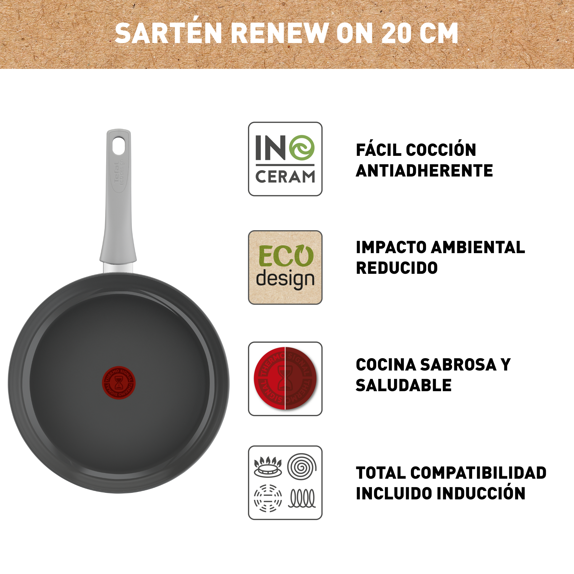 SARTÉN RENEW ON 20 cm