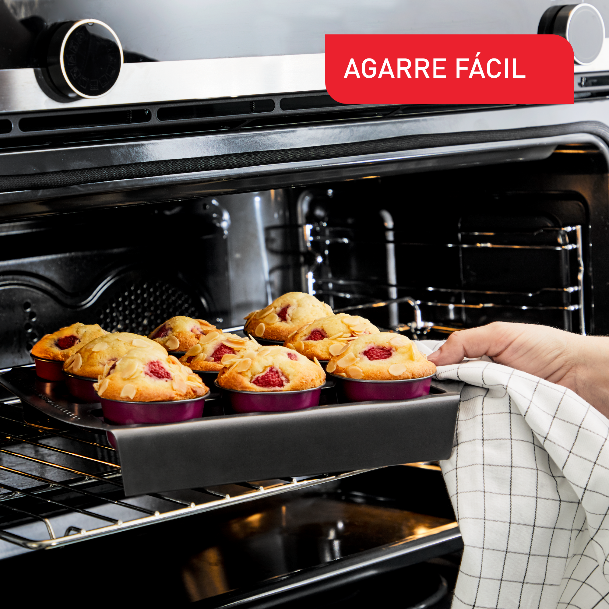 CREABAKE SET 3 UDS. MUFFINS (7,5 CM)