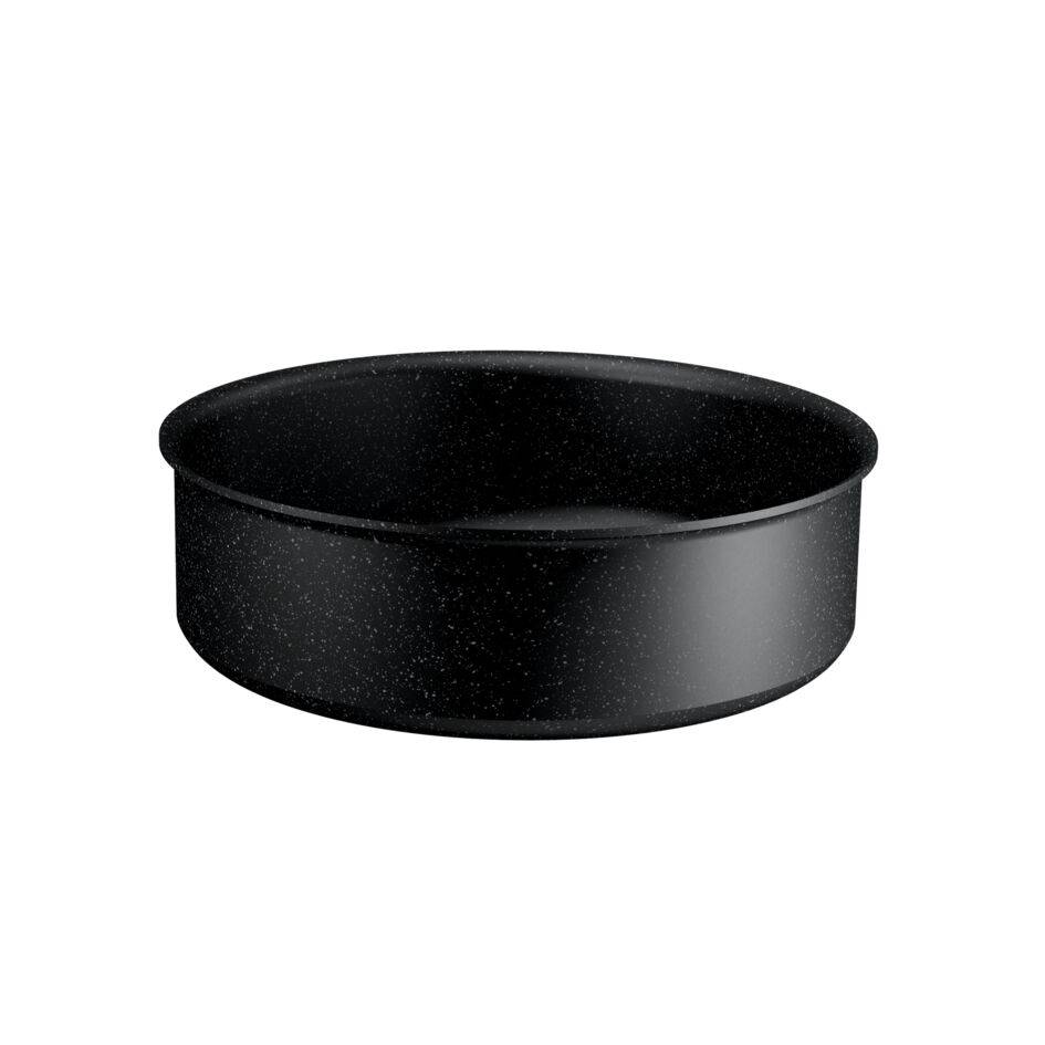 Ingenio Expertise Guisera de 24 cm, Apilable, Revestimiento antiadherente,  Thermo-Signal, Inducción