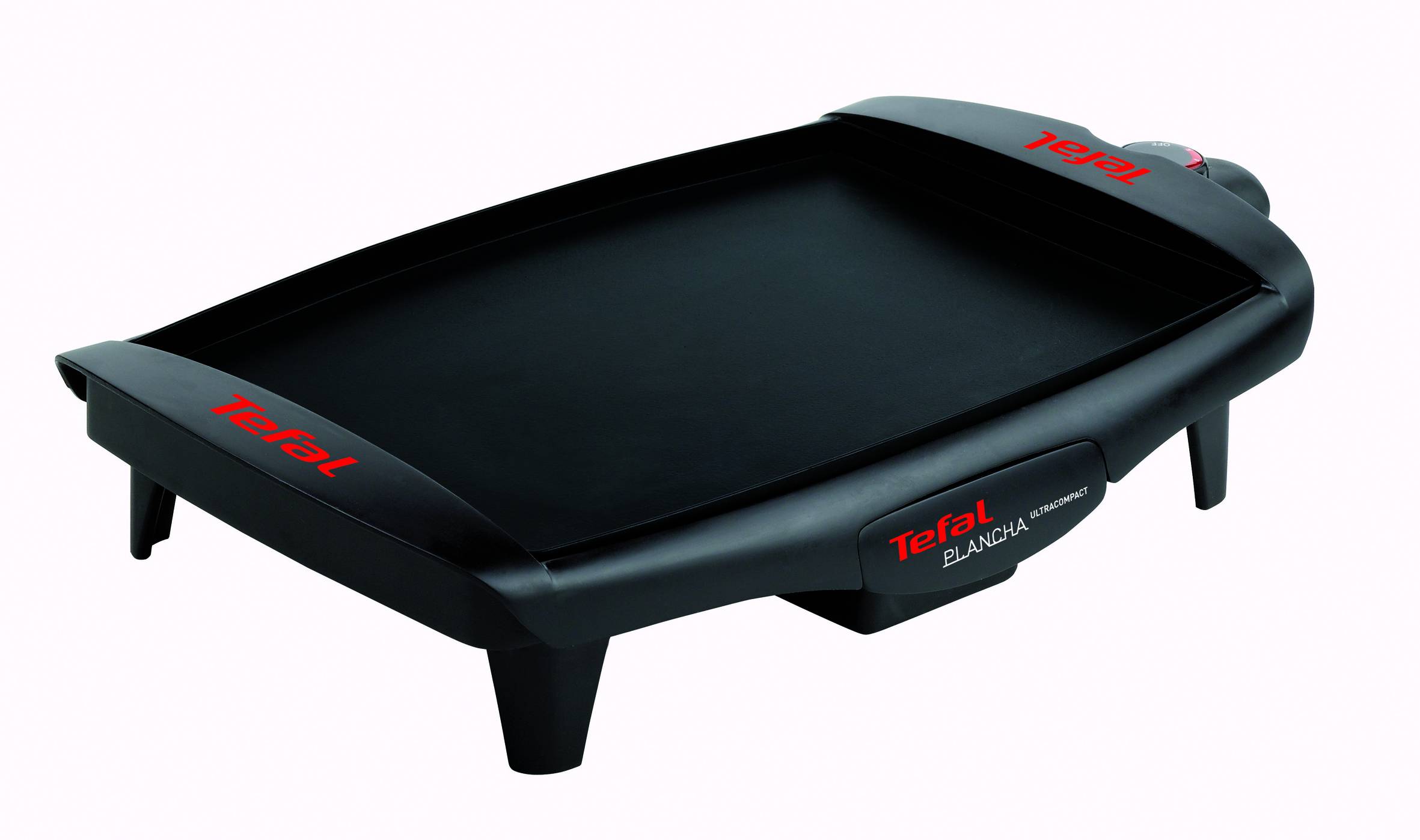 Tefal Plancha Compact, plancha eléctrica, 1800 W, apta para lavavajillas, almacenamiento fácil