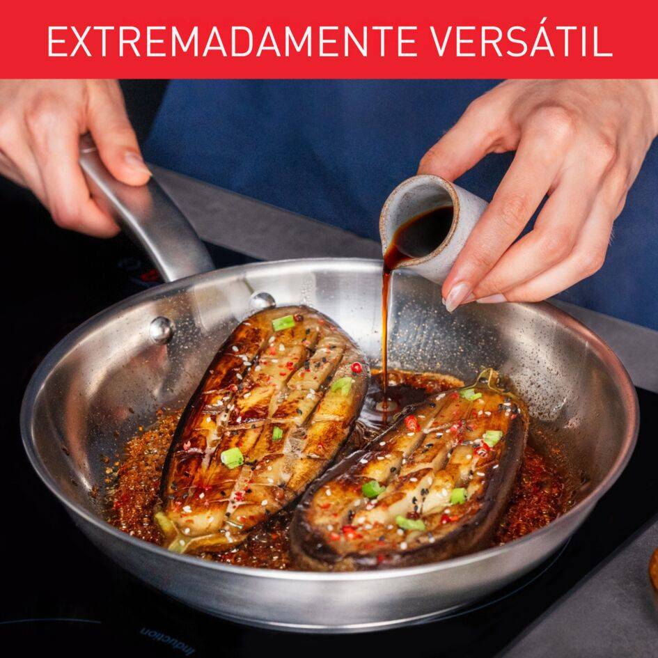 Virtuoso, Set de sartenes 24/28 cm, Mango Fijo, Inducción, Inox