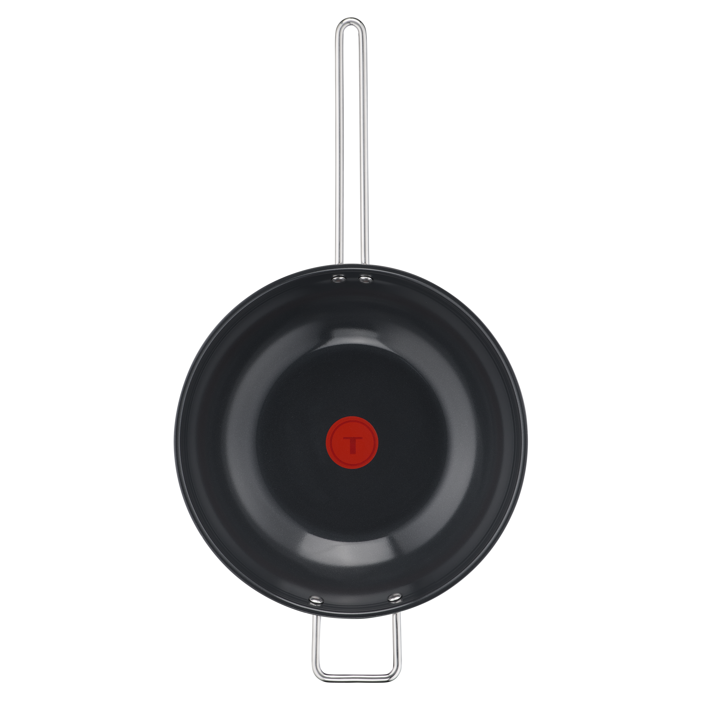 Nordica, Wok de 28 cm, Acero Inoxidable, Revestimiento Cerámico Antiadherente, Cuerpo de acero inoxidable