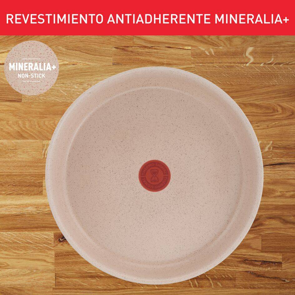 Ingenio Delight, Sartén 28 cm, Apilable, Revestimiento Antiadherente, Cuerpo de Aluminio 100% Reciclado, No Incluye Mango