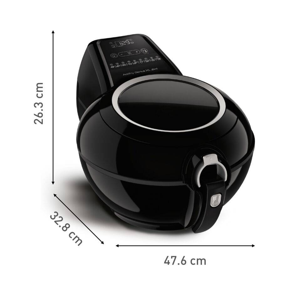 ACTIFRY GENIUS XL 2 EN 1 FREIDORA DE AIRE NEGRA