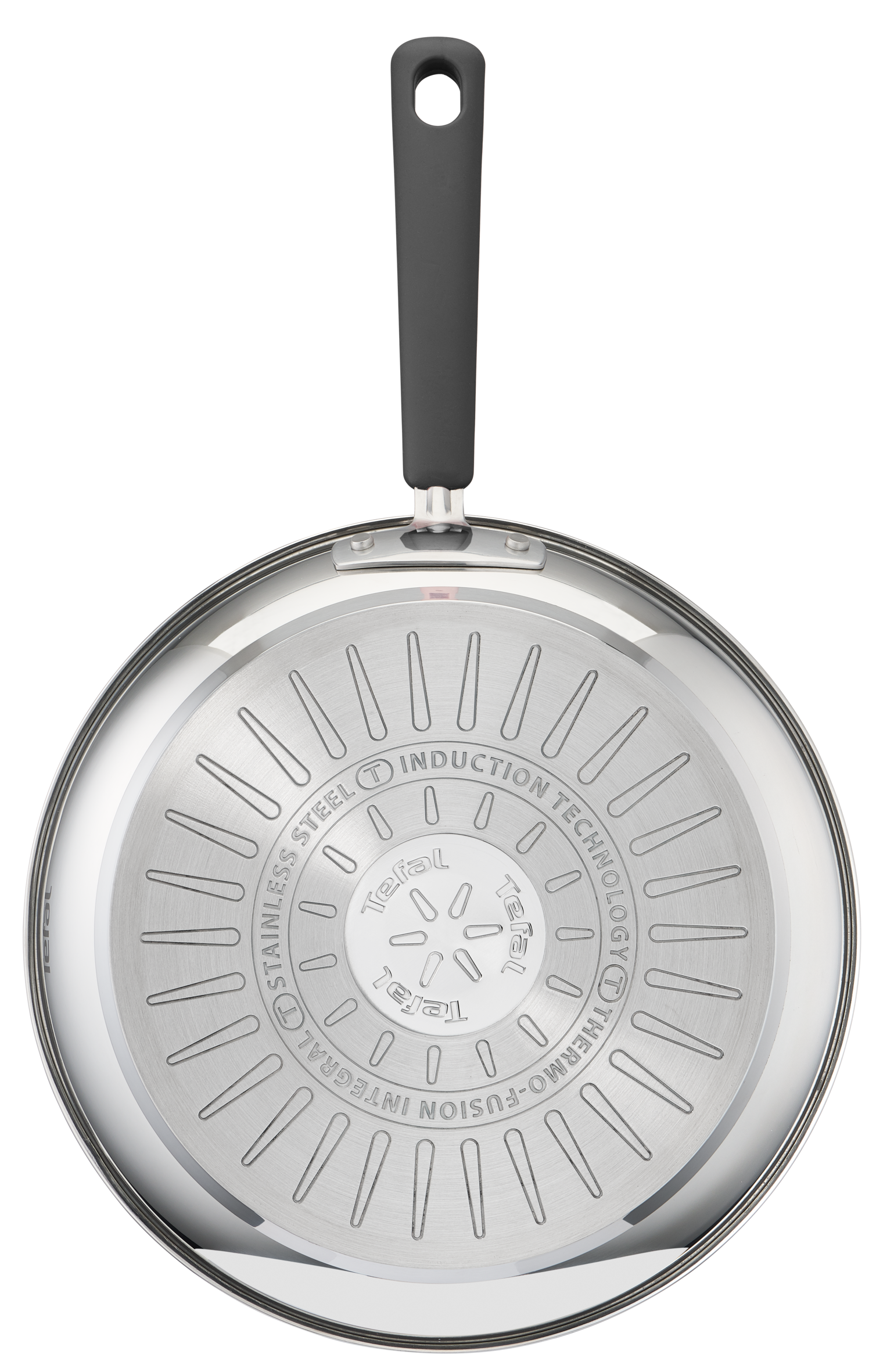 OPTI'Space, Set de 6&nbsp;piezas, Cacerolas de 18 cm/2,2 L + 20 cm/3,1 L + tapas + Sartenes de 24 y 28 cm, Formato Apilable, Inducción, Acero Inoxidable