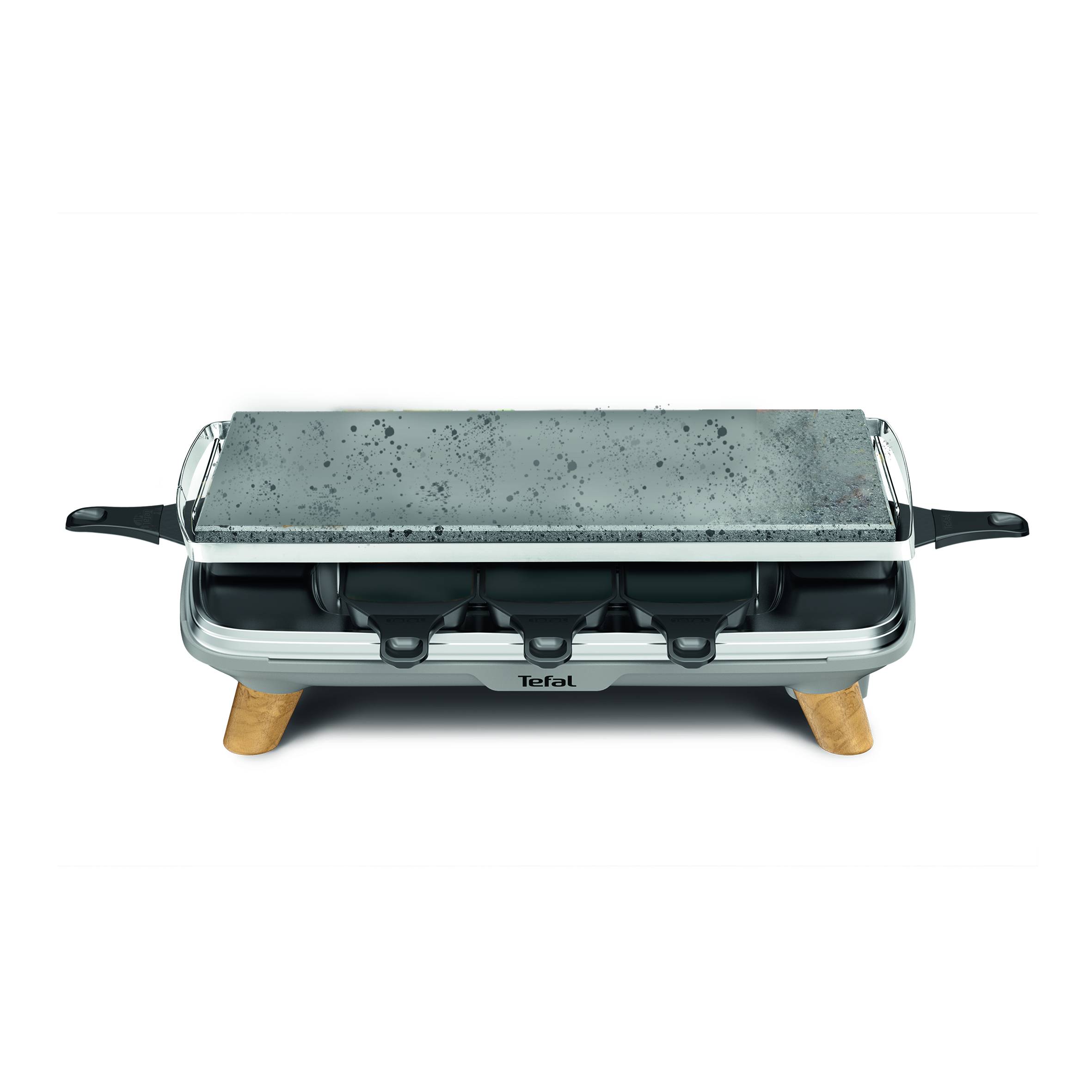 Pierrade Gourmet, Raclette 2 en 1, 8 bandejas