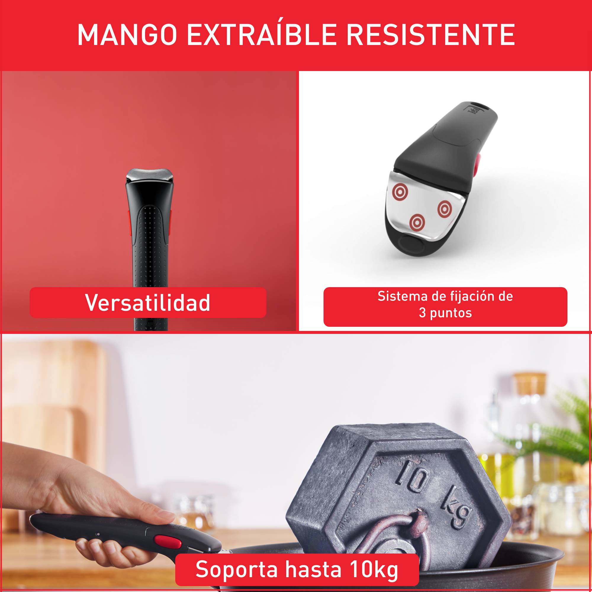 Ingenio Emotion, Set x8 Piezas, Acero Inoxidable
