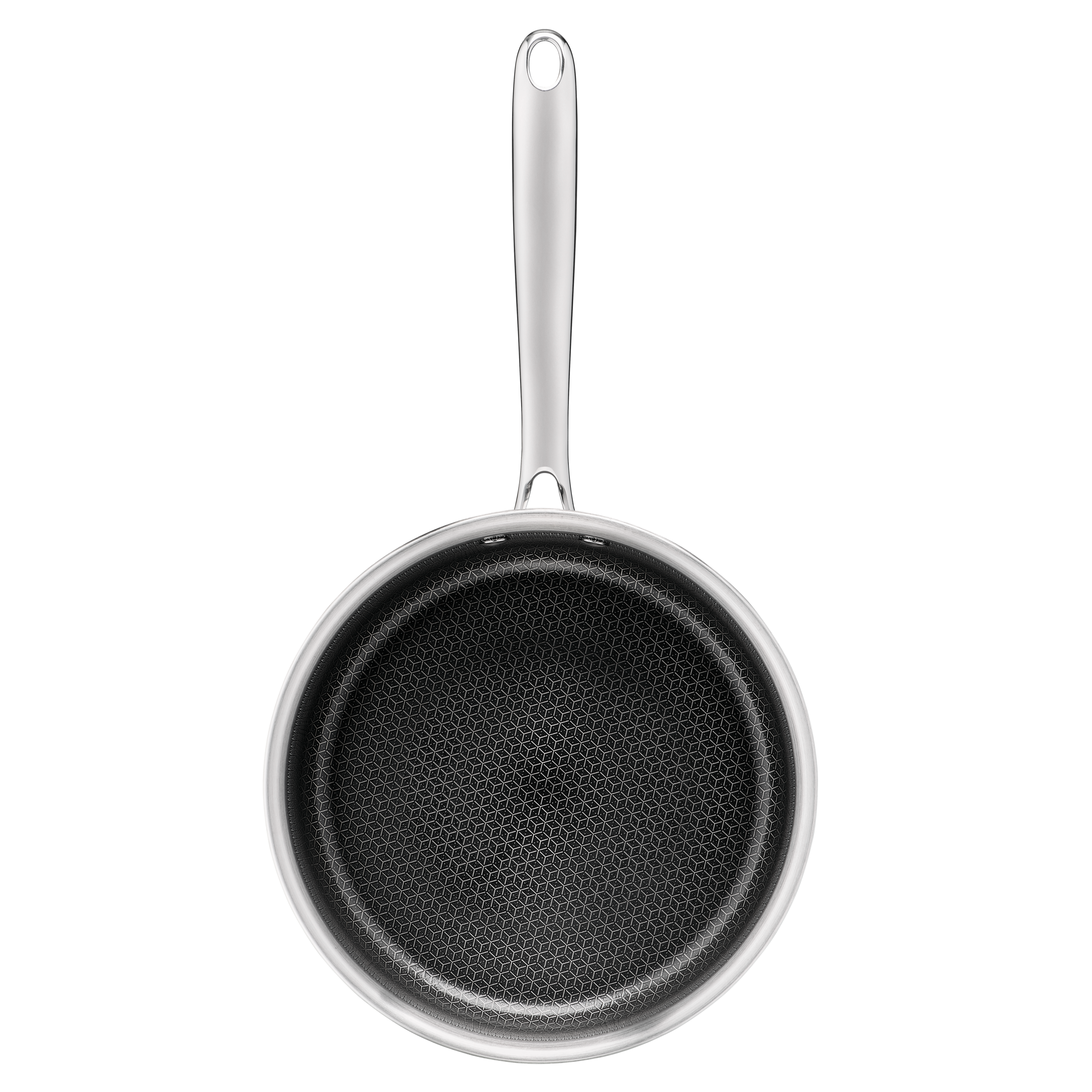 Master Ceramic Cazo 20 cm, Revestimiento antiadherente, Acero inoxidable premium, Tecnología Hybridmesh, Compatible con inducción