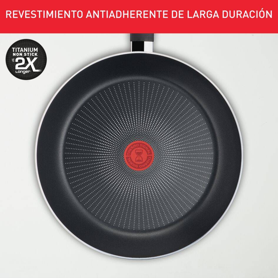 Revestimiento antiadherente Titanium duradero