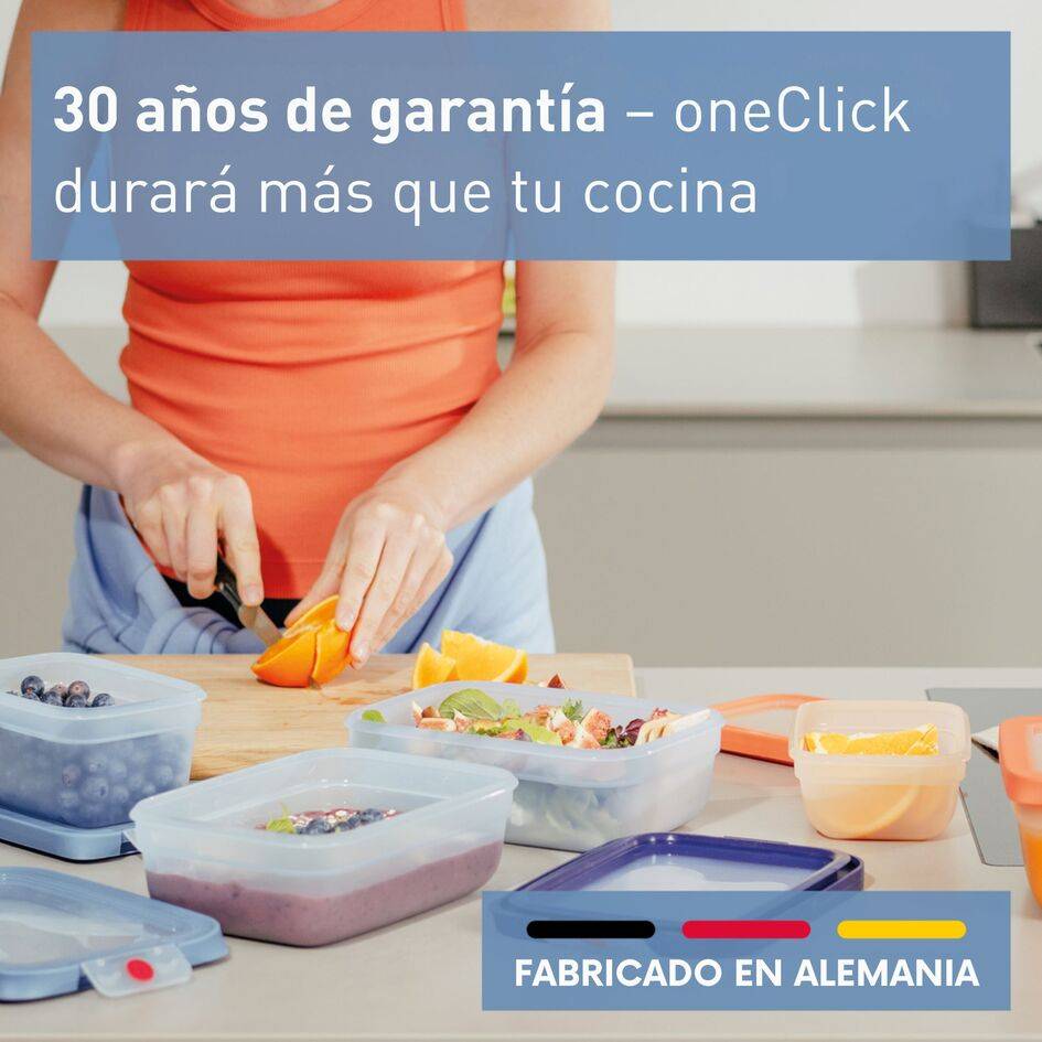 TEFAL oneClick, Herméticos, Sistema One-Click, Violeta, 1,2 L / 42,2 fl oz,