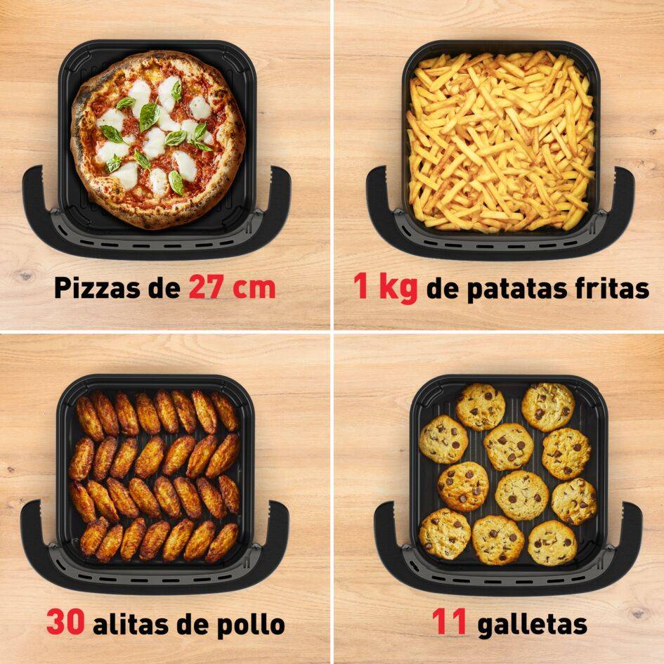 Easy Fry XL Surface, Freidora de aire, Cesta Espaciosa, Diseño Compacto, Ventana de Visualización