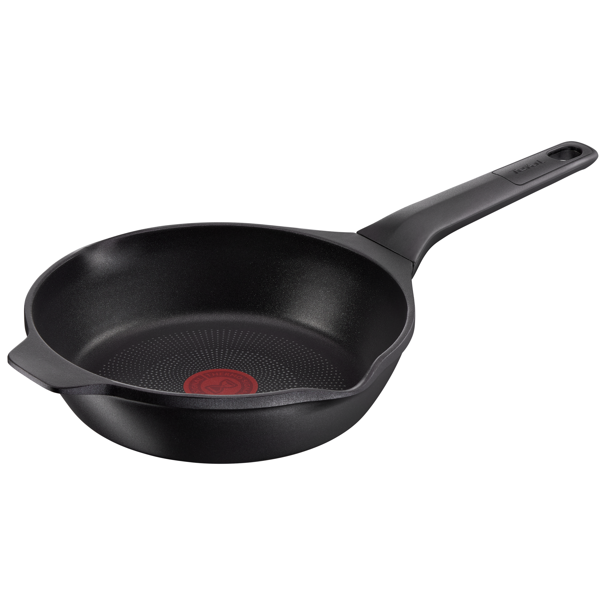 Robusto, Sartén 22 cm, Aluminio fundido, Retención de calor, Revestimiento antiadherente, Negro