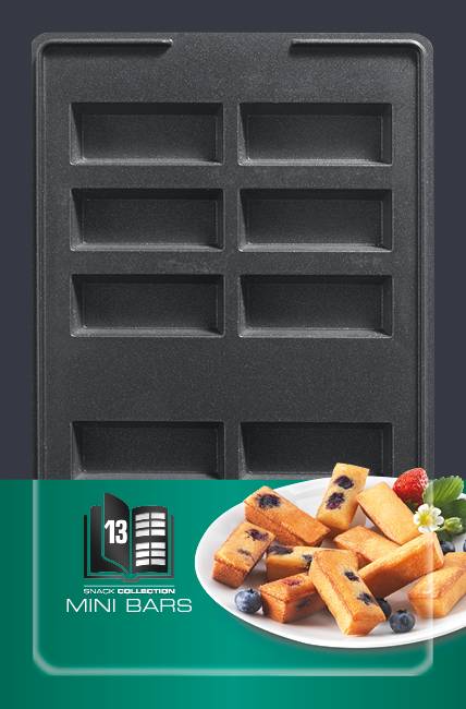 Caja con 2 platos para minilingotes Snack Collection XA801312