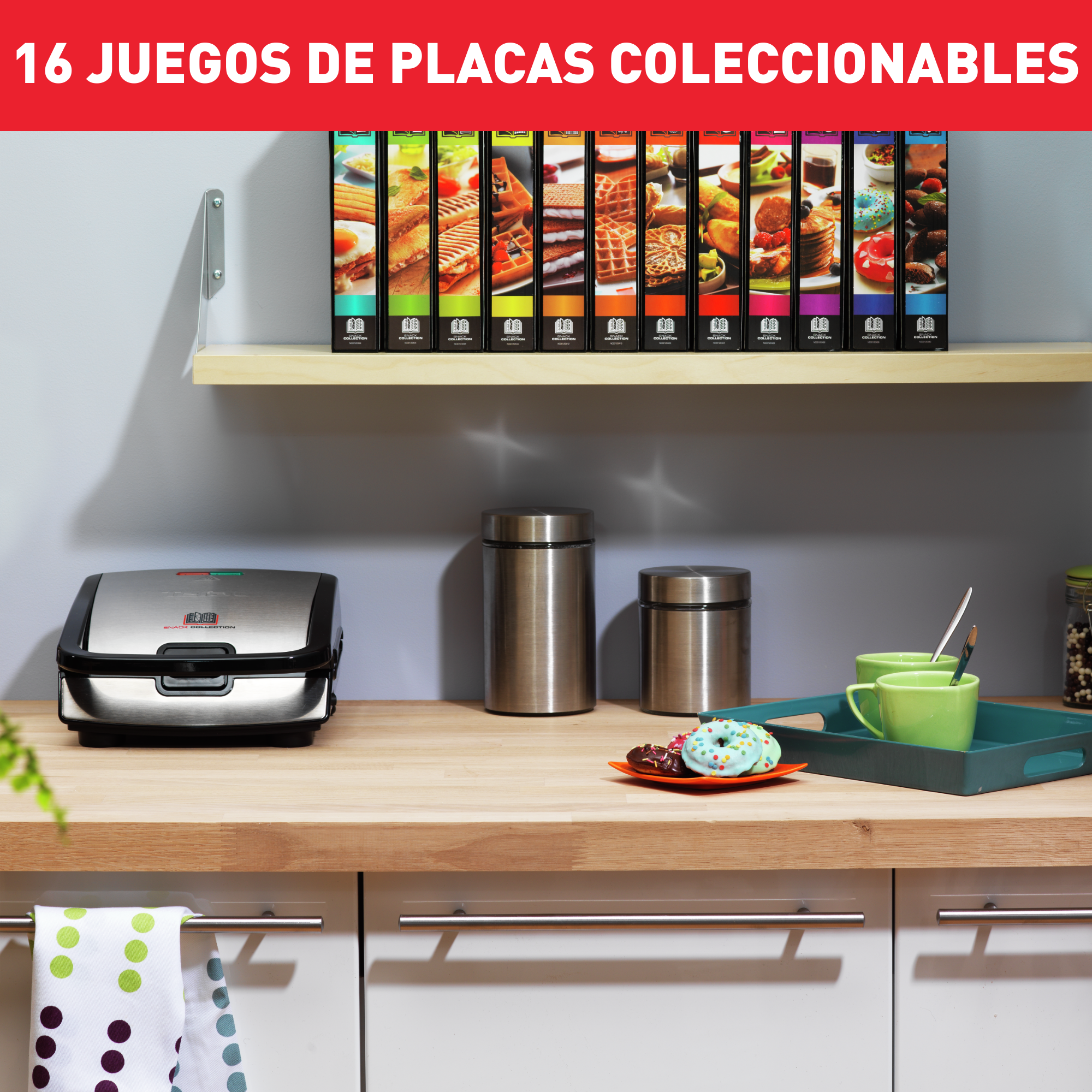 SANDWICHERA Y GOFRERA SNACK COLLECTION