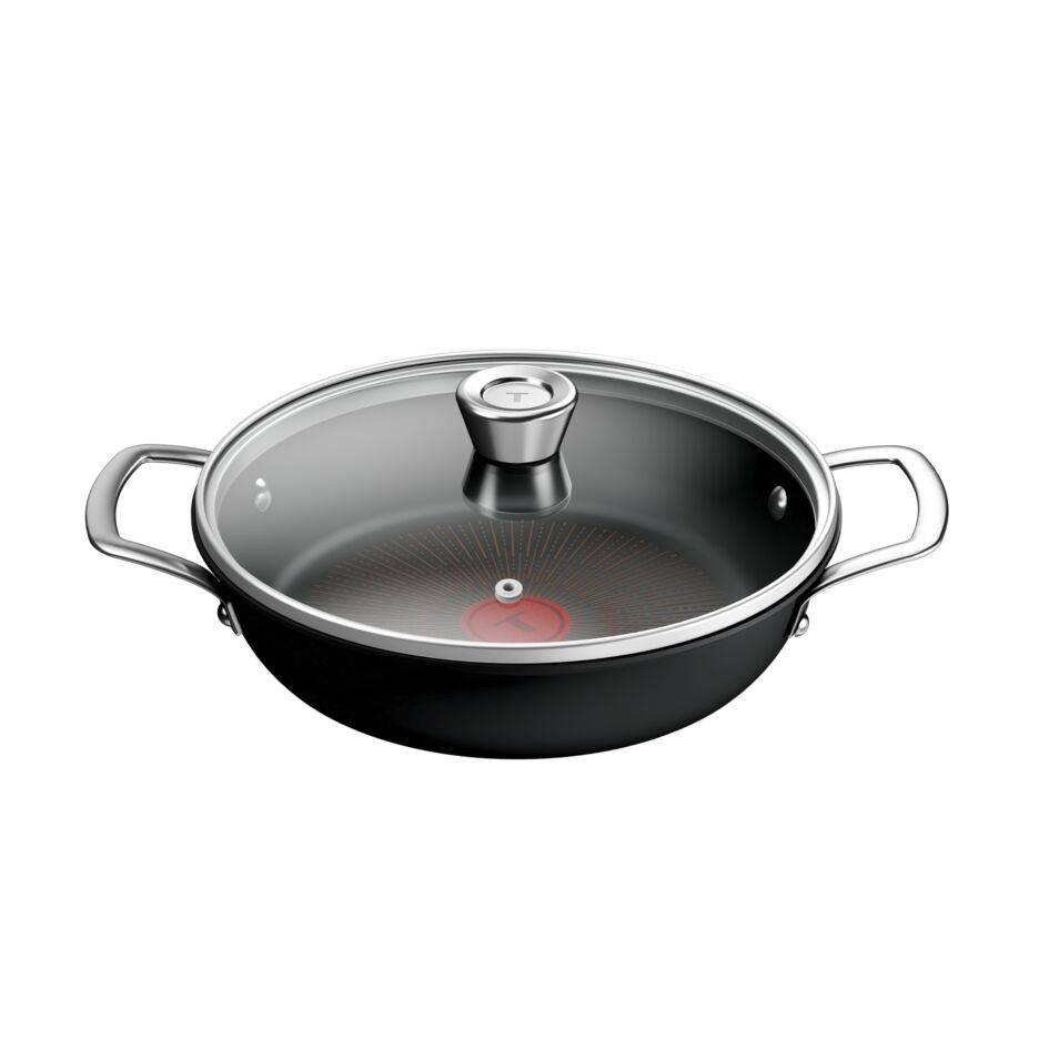 Experience Sartén Todo-en-uno 24 cm + Tapa, Revestimiento Antiadherente FusionCore, Compatible con Inducción, 2-3 personas