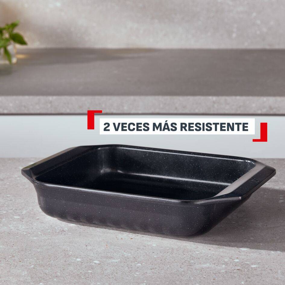 Bandeja de Horno Excellence 32x22 cm, Aluminio Fundido, Antiadherente Cerámico