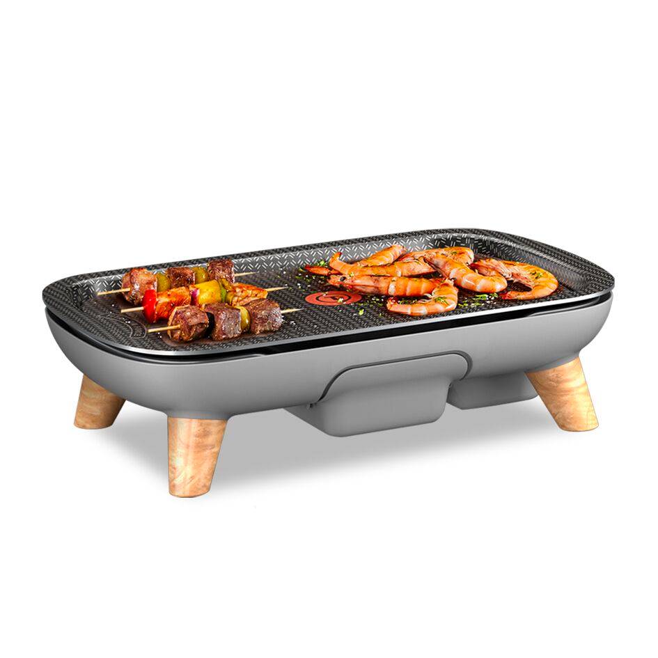 Plancha de Sabores Gourmet, Superficie de Cocción de 40x24 cm