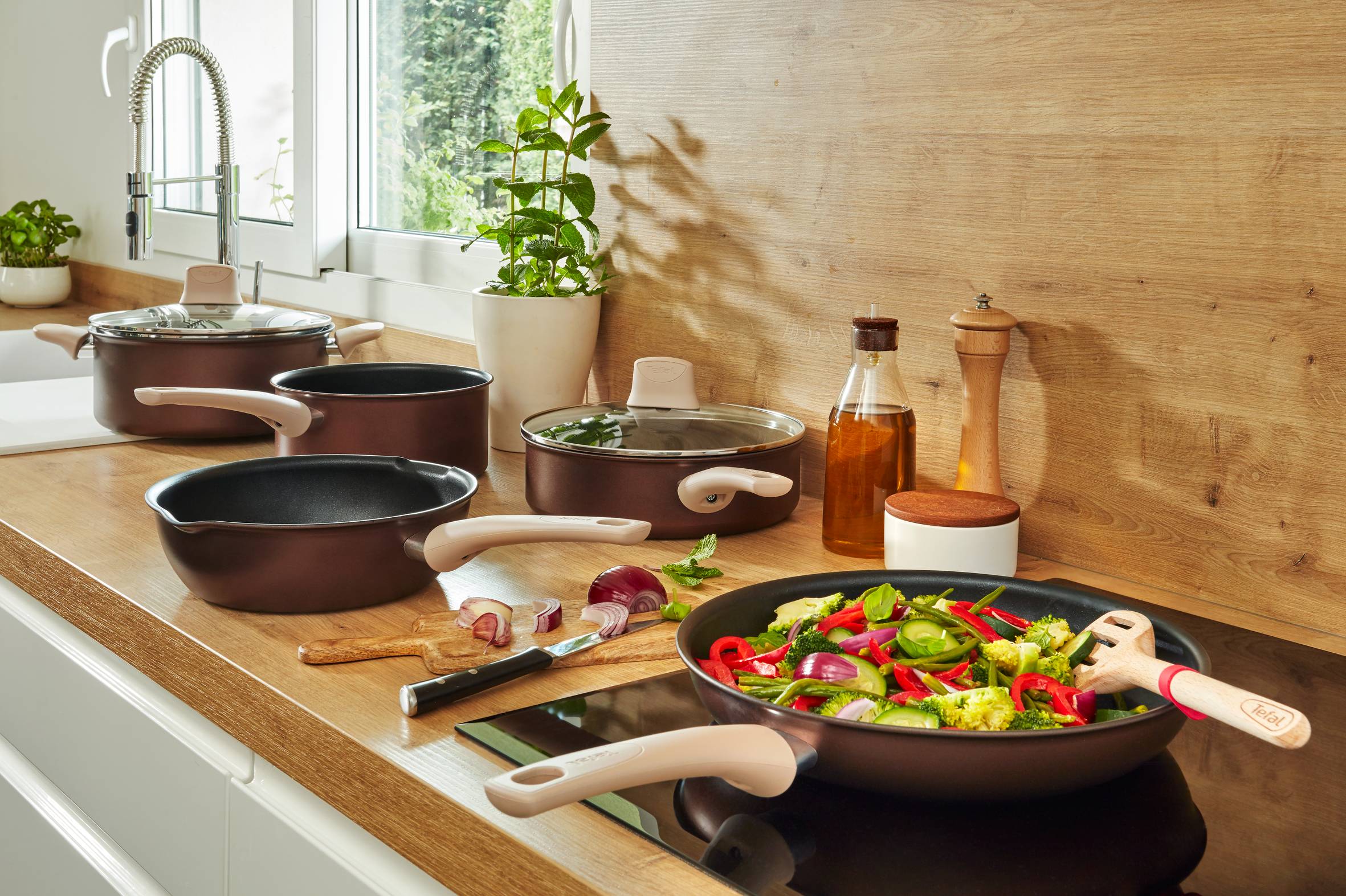 CACEROLA CON TAPA ECO-RESPECT 24 CM, 4,7 L