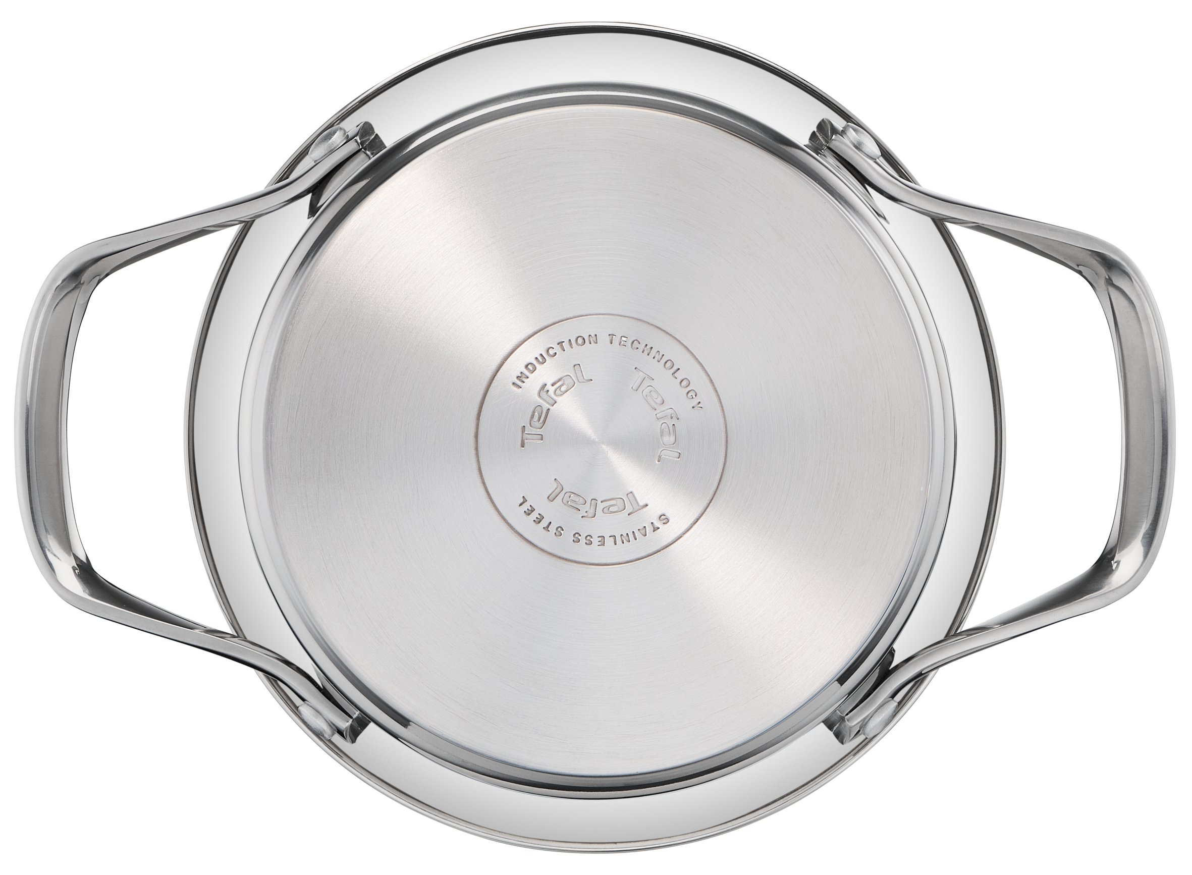 Virtuoso, Olla 24 cm, Acero Inoxidable Premium,  Inducción, Tapa de Cristal