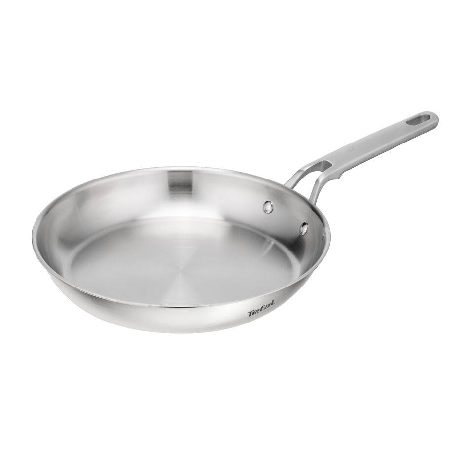 Extreme Sartén 24 cm, Acero inoxidable premium, Sin revestimiento, Garantía 10 años, Compatible con inducción