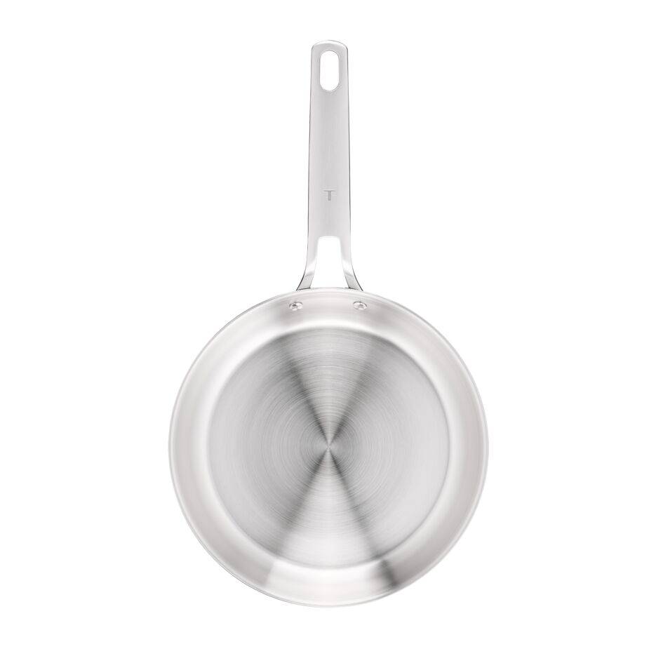 Extreme Sartén 24 cm, Acero inoxidable premium, Sin revestimiento, Garantía 10 años, Compatible con inducción