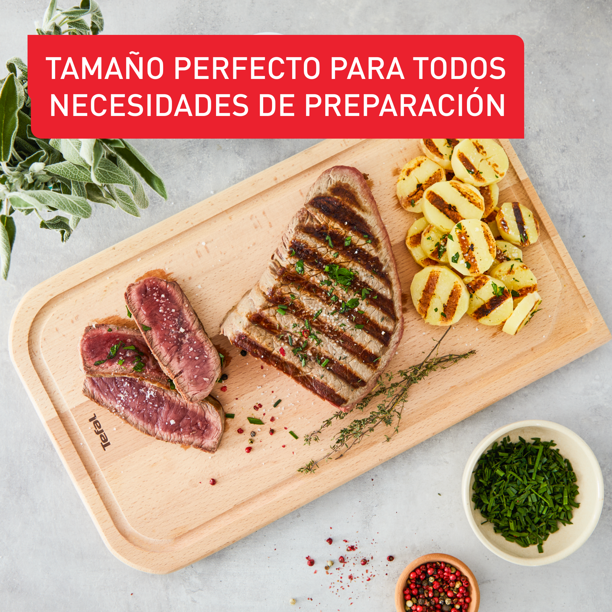 Comfort, Tabla de cortar, Madera, 41 x 24 x 2 cm