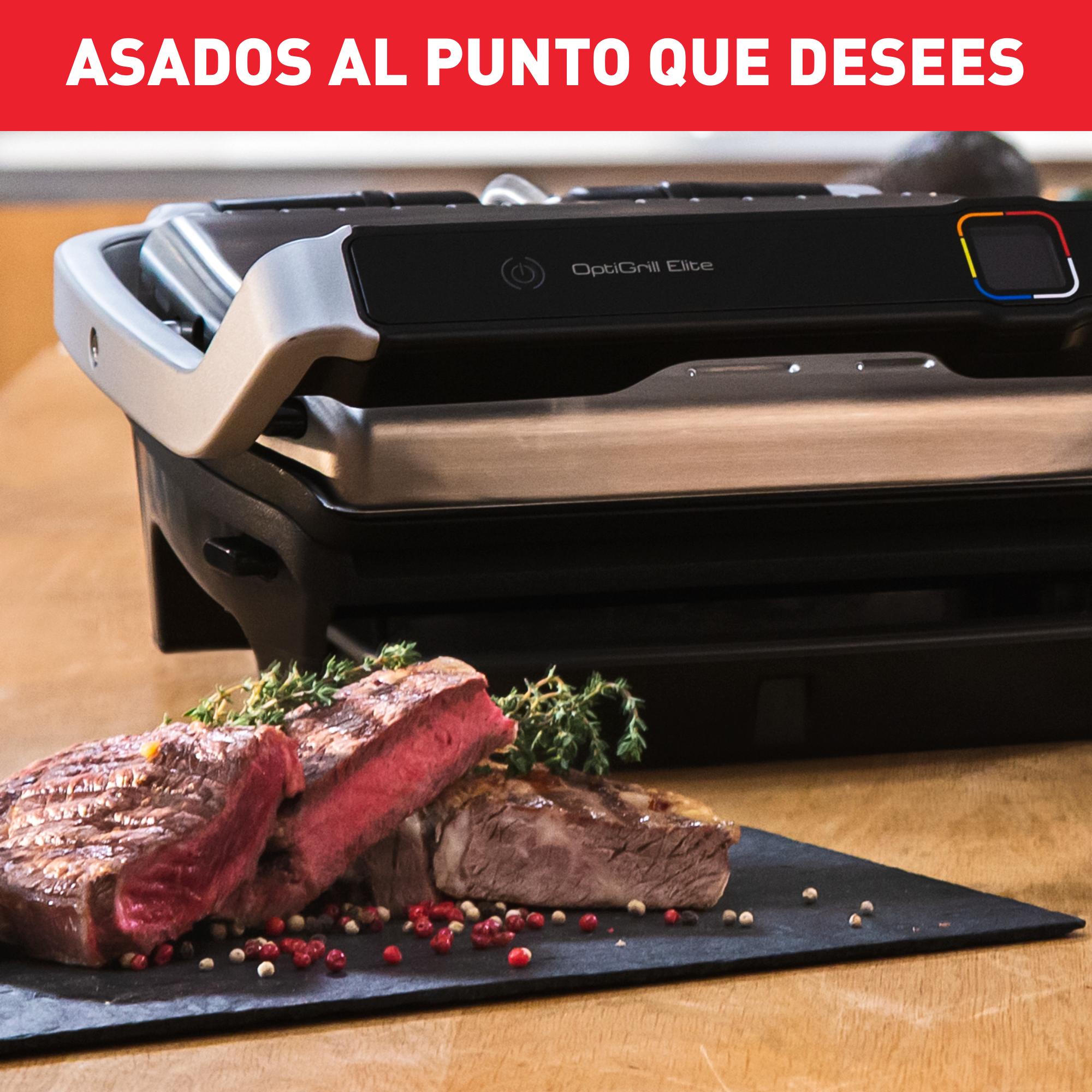 Optigrill Elite, Superficie de cocción de 30x20 cm