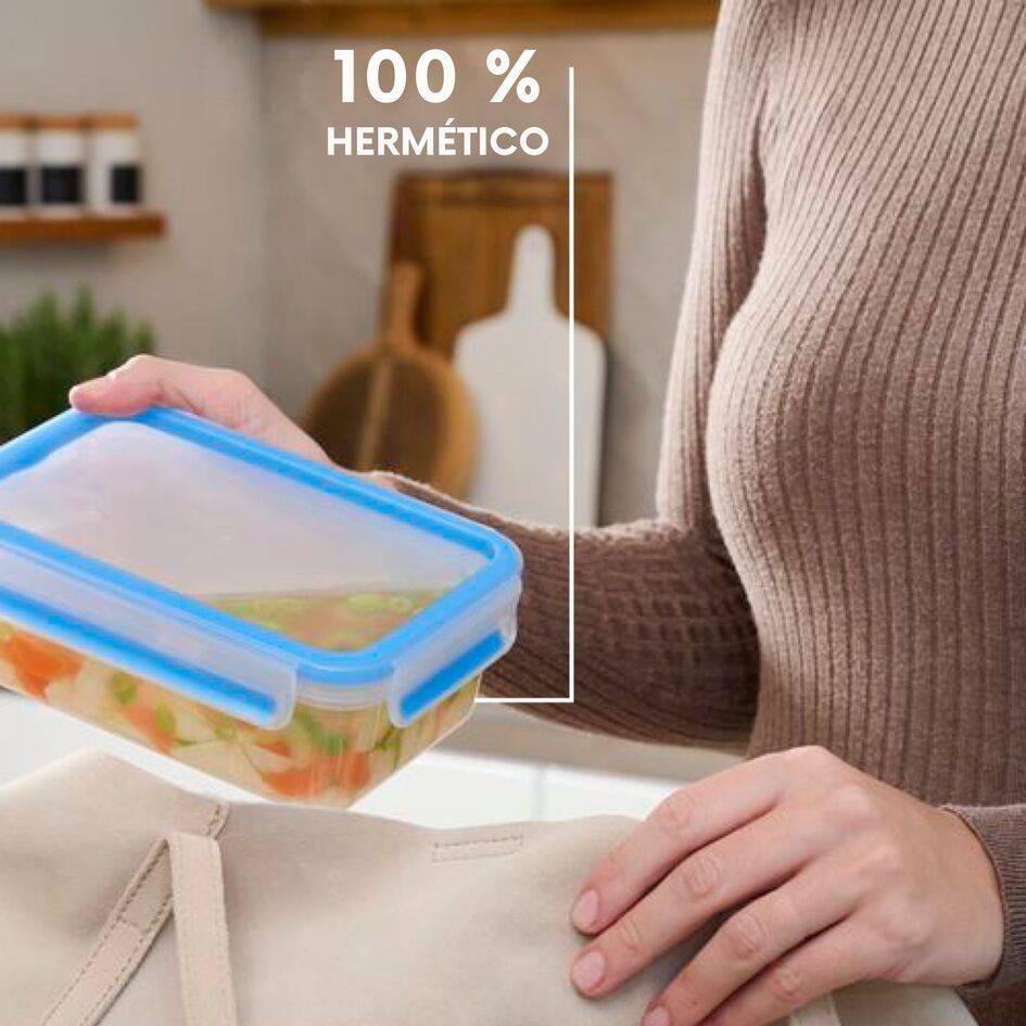 HERMÉTICO RECTANGULAR MASTERSEAL PLÁSTICO 1L