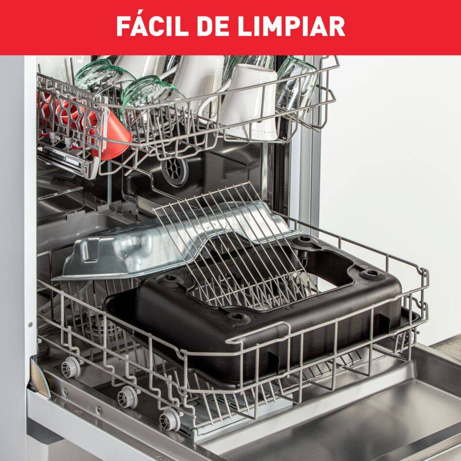 EasyGrill, Barbacoa exterior de mesa, 2300 W, 8 personas, Sistema de Barbacoa sin Humo, Desmontable