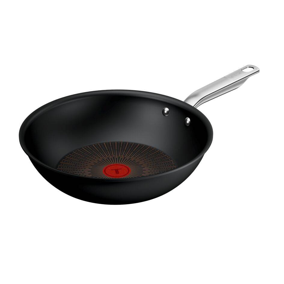 Experience Wokpan 28 cm, Revestimiento Antiadherente FusionCore, Inducción Compatible, 4-5 personas