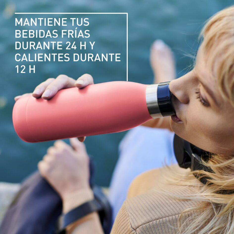 Bludrop Color, Botella de hidratación, 0,5L, Rosa