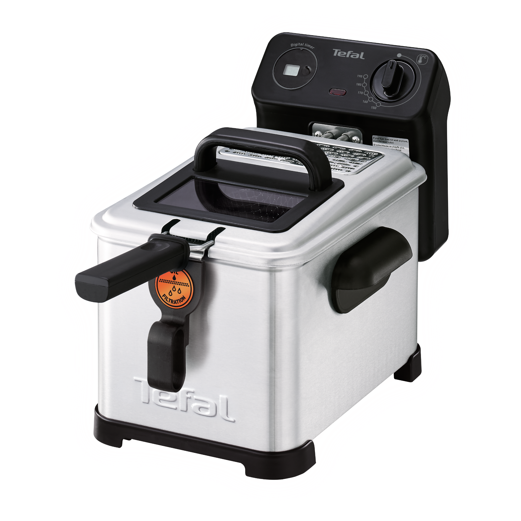 Filtra Pro Premium Eco, Freidora tradicional, 4 L, Digital, Blanco