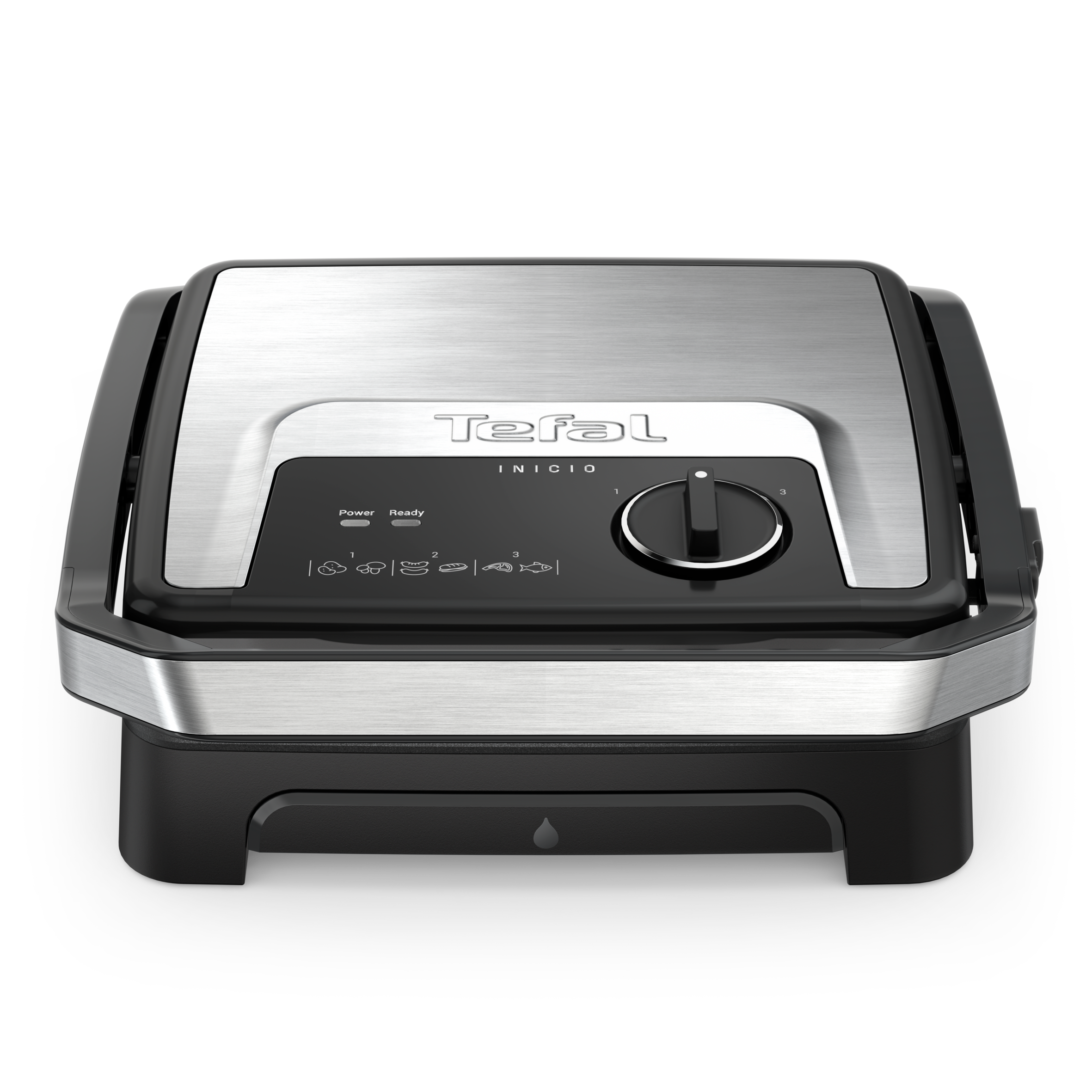 Inicio Adjust, Plancha de paninis y grill, 2 en 1, Termostato regulable, Gran capacidad, Placas antiadherentes, Bandeja de goteo