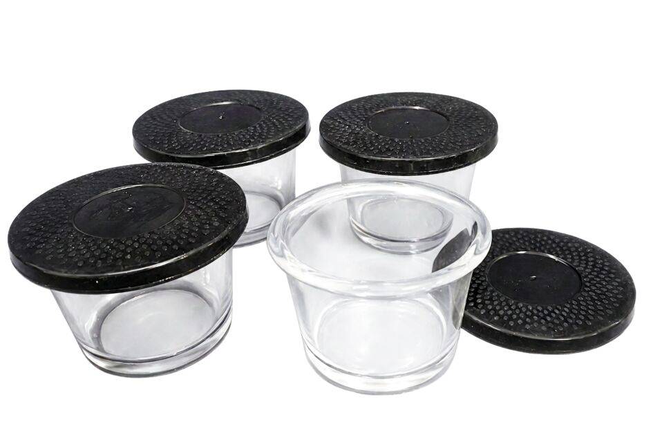 Set of 4 x 125 ml Glass Jars for Pressure Cooker models / Cookeo® models / Air Fryer models